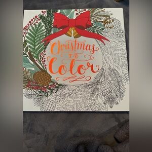 New Christmas to Color coloring book